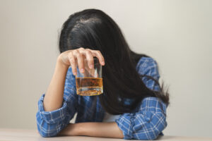 A person struggles with OCD and alcohol abuse.