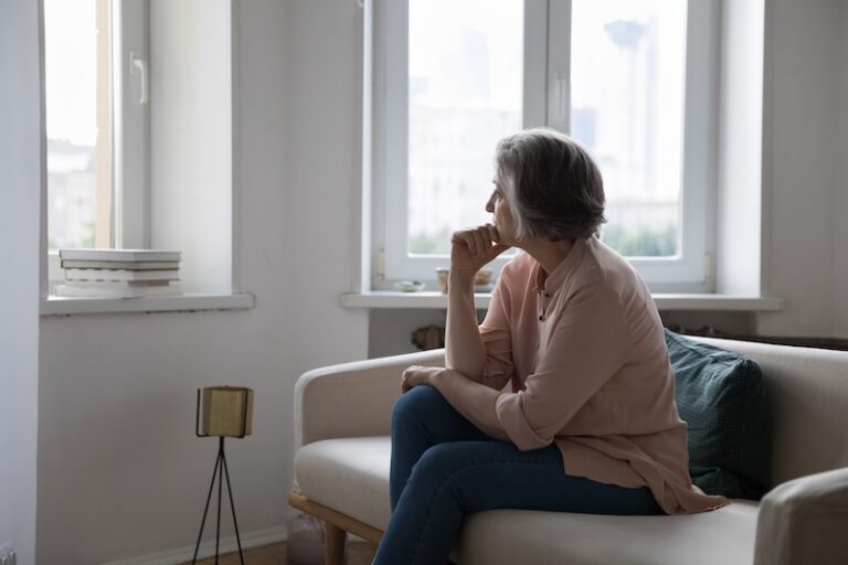 A woman struggles with prescription drug abuse.