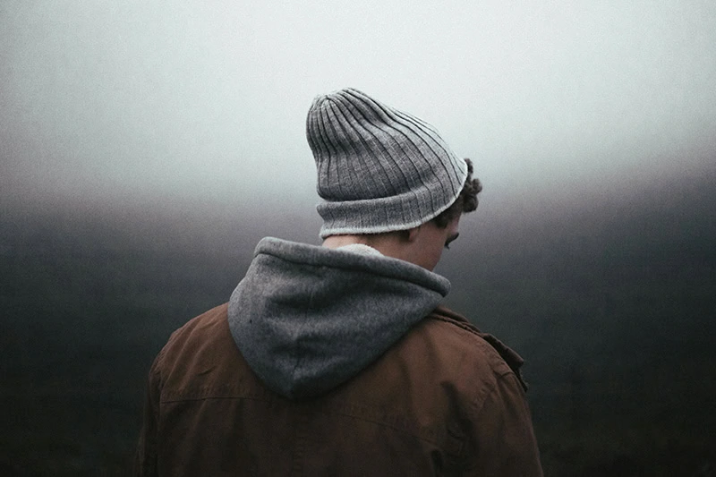 A person deals with heroin addiction.